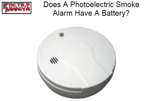 Photoelectric Smoke Alarm Have A Battery