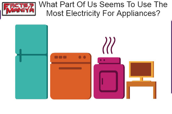What Part Of Us Seems To Use The Most Electricity For Appliances 1
