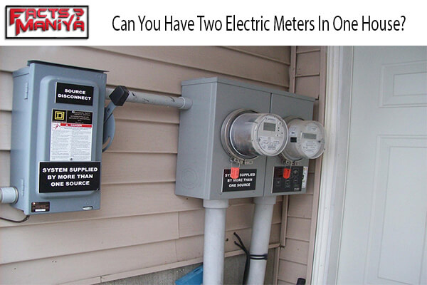Two Electric Meters In One House