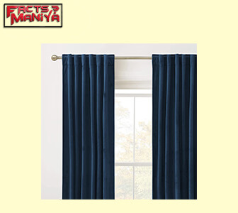 RYB HOME Blue Velvet Curtains 84 inches 1