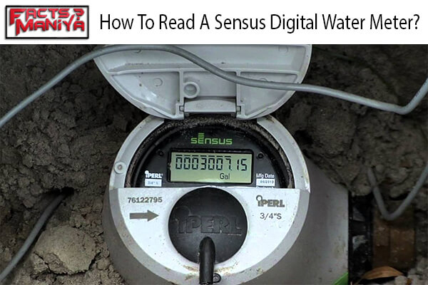 Read A Sensus Digital Water Meter